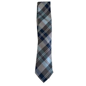 Calvin Klein mens wearhouse blue gray black stripe Regular length 29 inches
